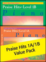 Alfred's Basic Piano Library Praise Hits, Levels 1A & 1B piano sheet music cover